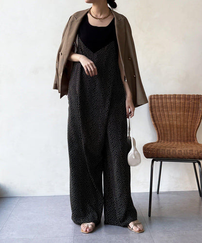 裹身設計 吊帶連體褲（ 可成套）