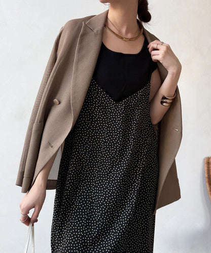 裹身設計 吊帶連體褲（ 可成套）