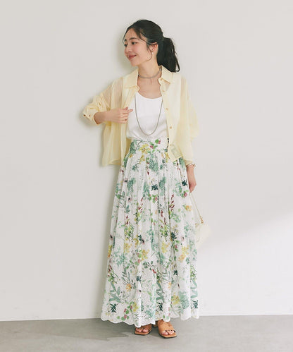 條紋輕透短款襯衫