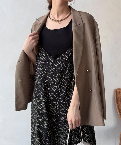 裹身設計 吊帶連體褲（ 可成套）