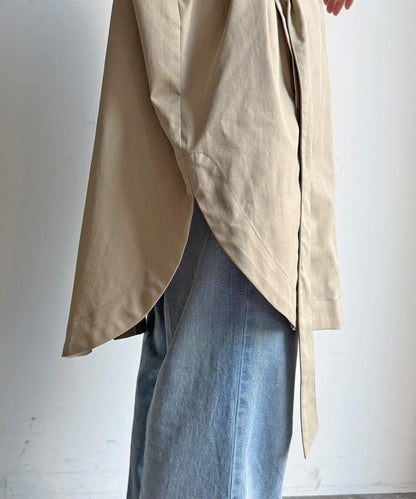 圓形羅紋設計大衣