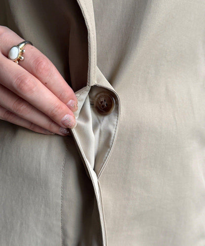 圓形羅紋設計大衣