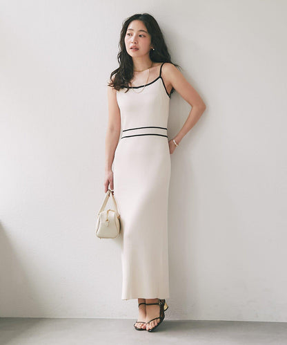 拼色 針織 套裝連衣裙