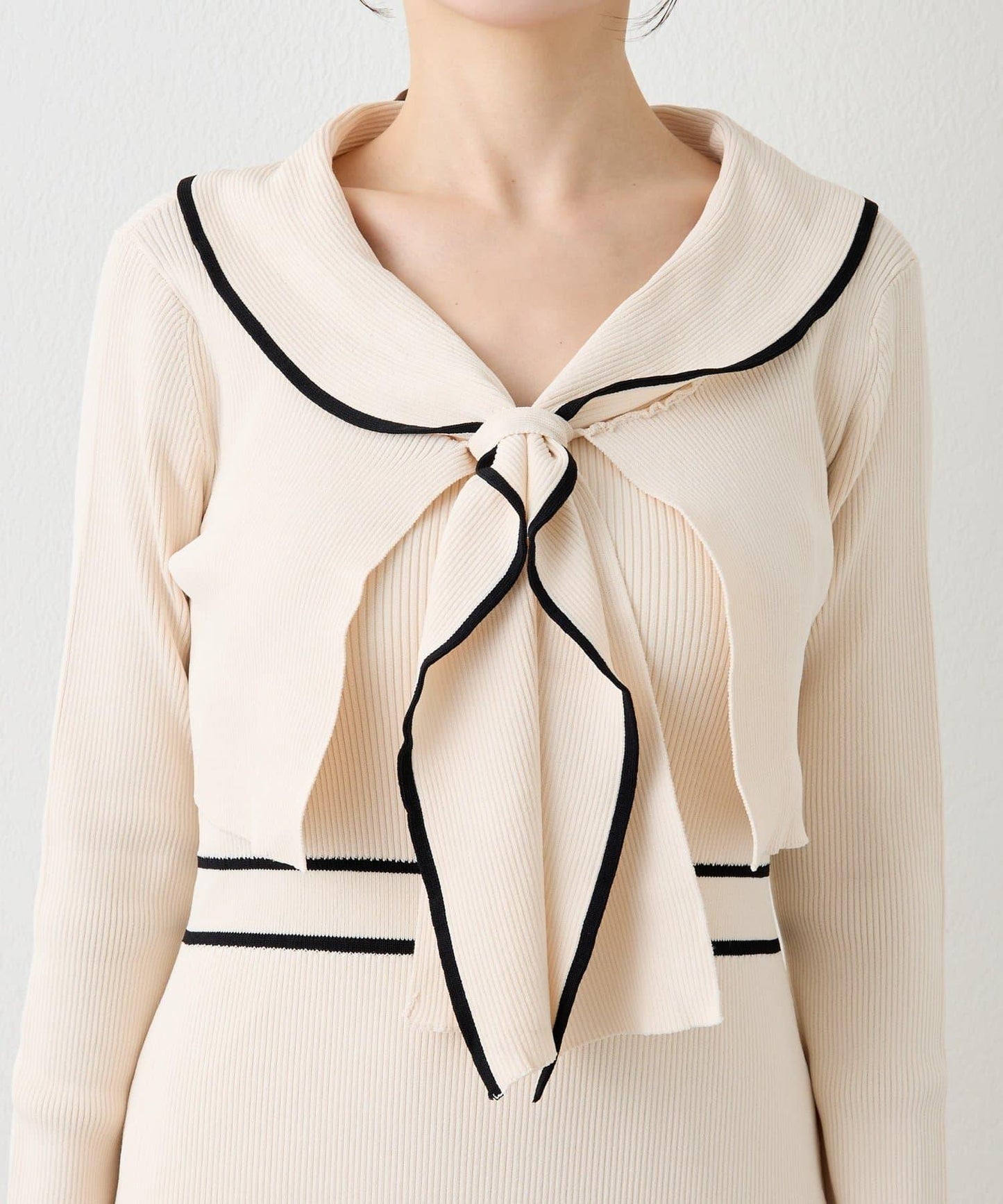 拼色 針織 套裝連衣裙