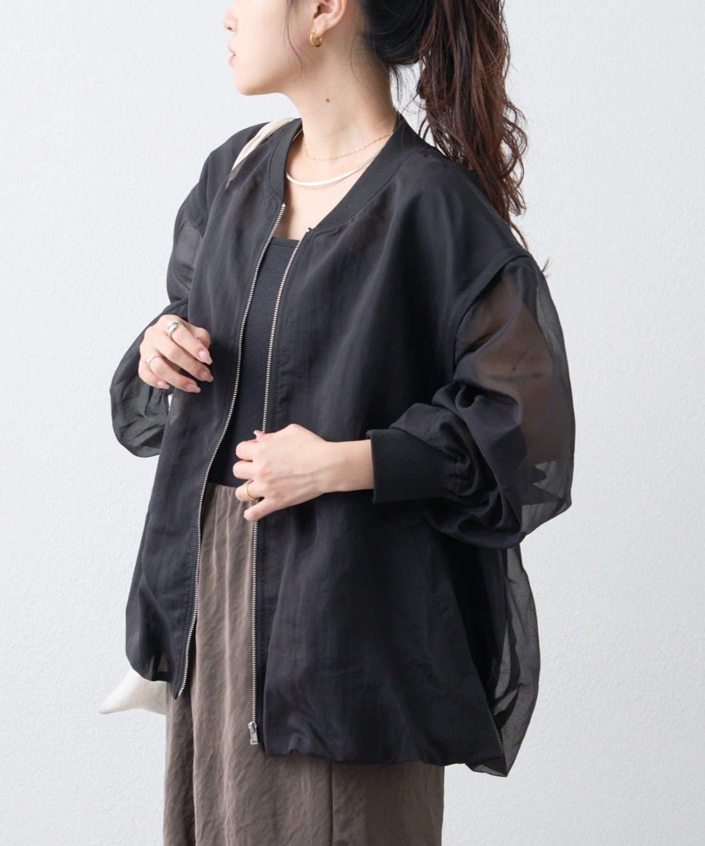 防撕裂 氣球下襬 2WAY MA-1 飛行夾克