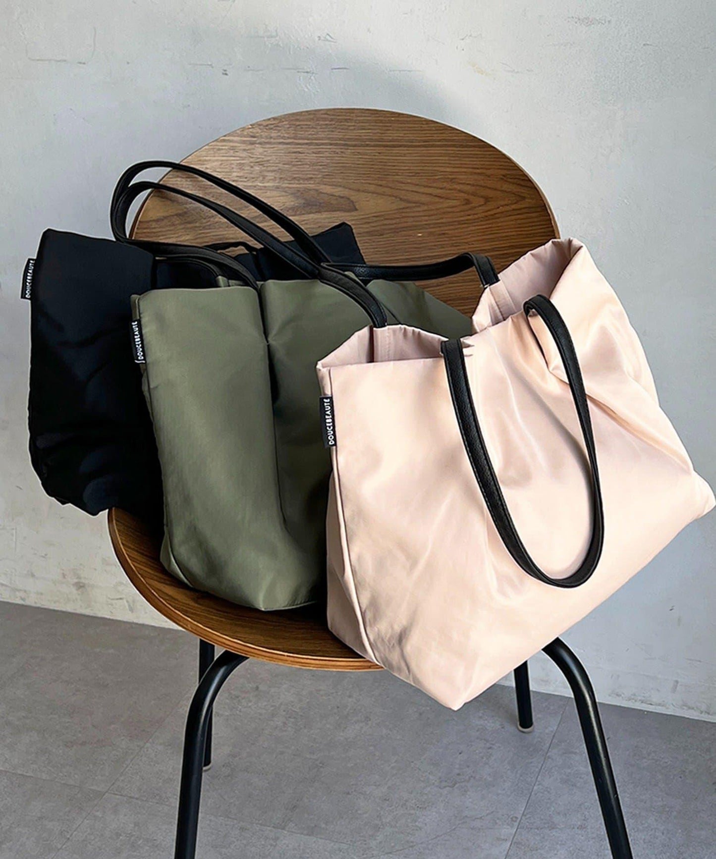 橫向長款 尼龍 托特包