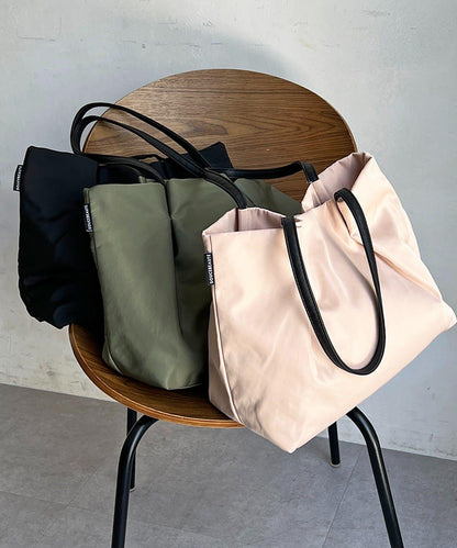 橫向長款 尼龍 托特包