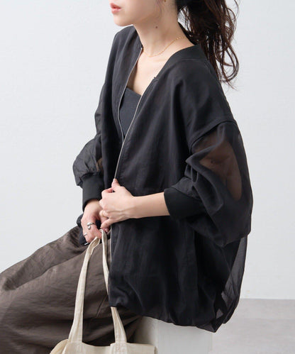 防撕裂 氣球下襬 2WAY MA-1 飛行夾克