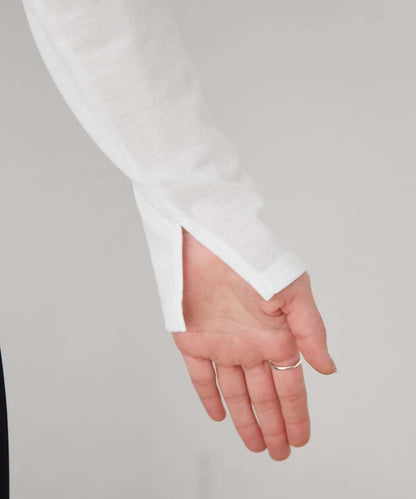 透肌梨地紋理 多款Logo 長袖T恤