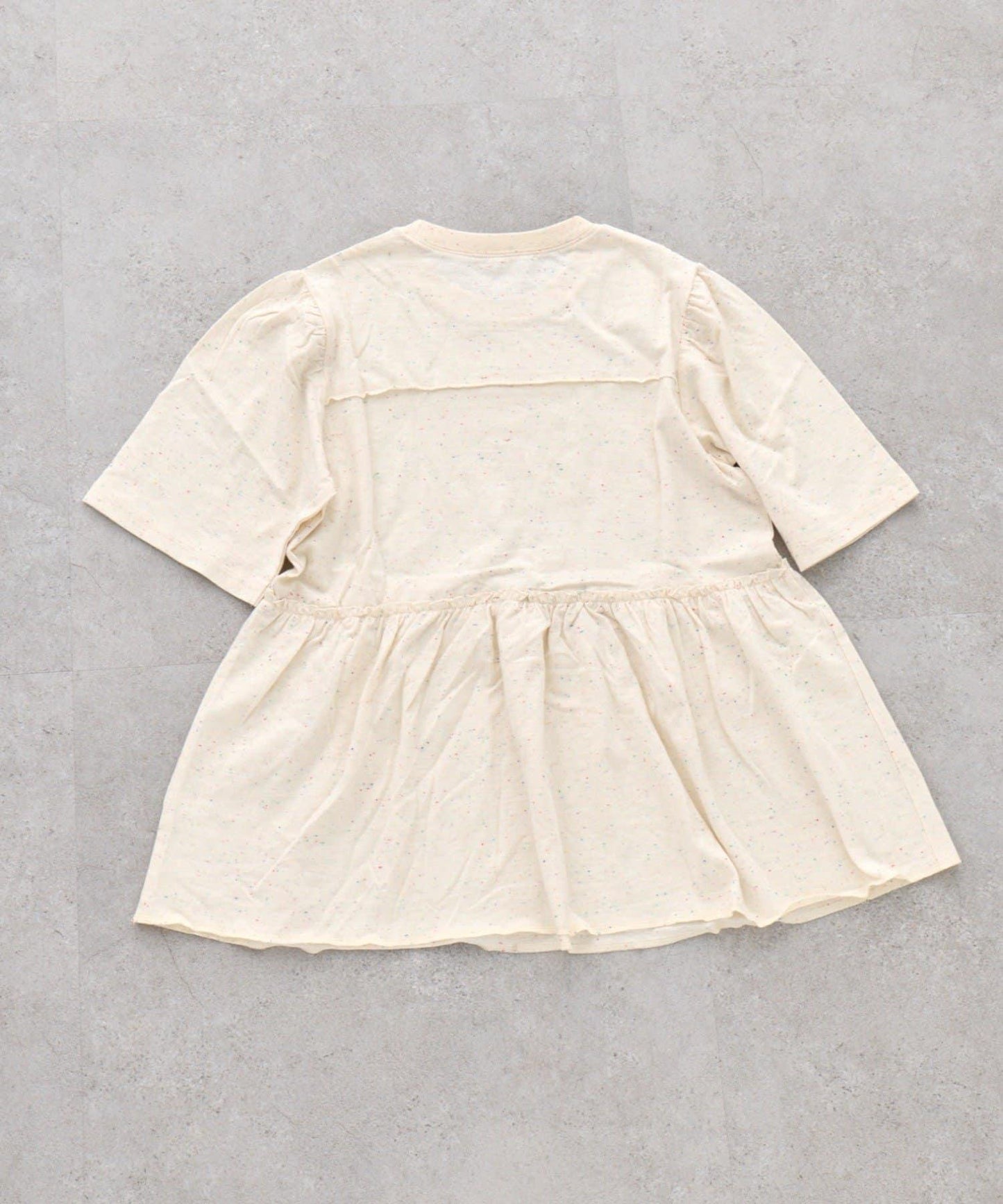 KIDS 厚印Logo 五分袖 罩衫連衣裙