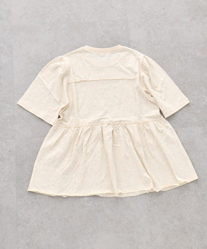 KIDS 厚印Logo 五分袖 罩衫連衣裙