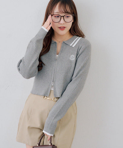 Another Branch 雙拉鍊 針織開衫