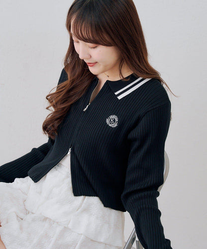 Another Branch 雙拉鍊 針織開衫