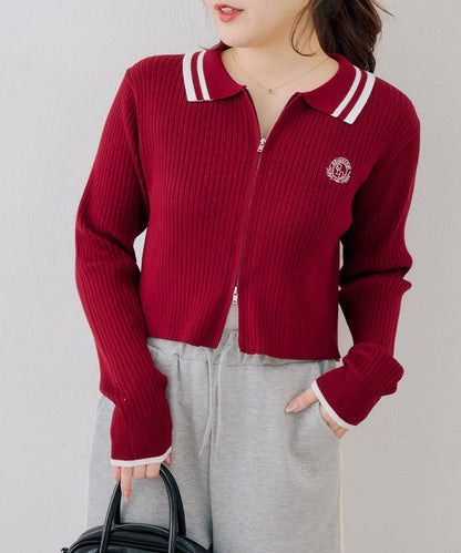 Another Branch 雙拉鍊 針織開衫