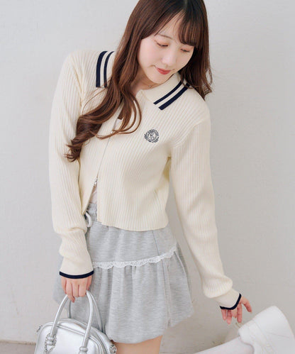 Another Branch 雙拉鍊 針織開衫