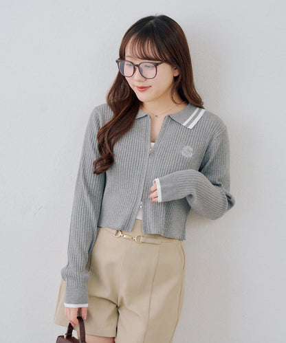 Another Branch 雙拉鍊 針織開衫