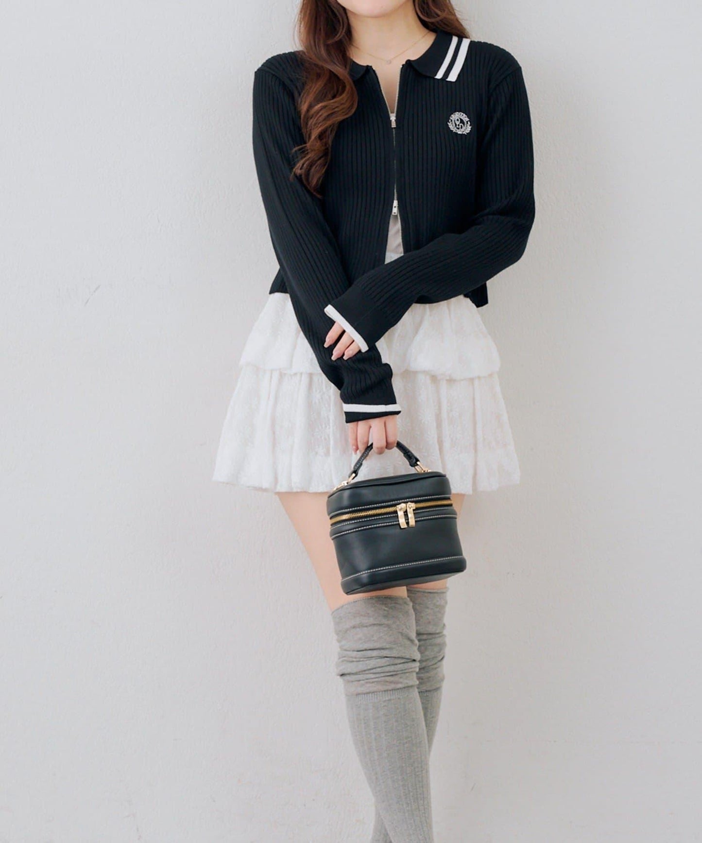 Another Branch 雙拉鍊 針織開衫