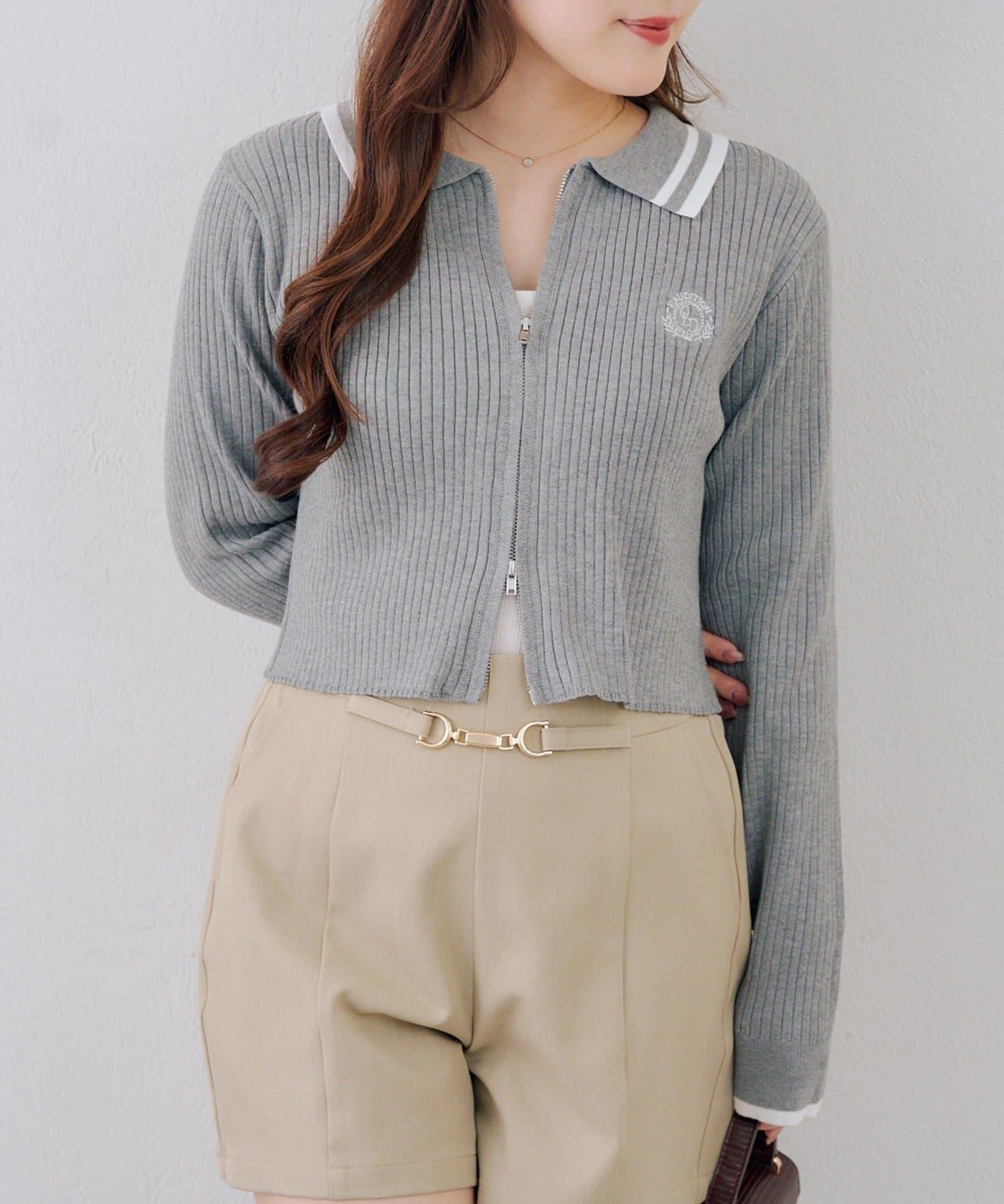 Another Branch 雙拉鍊 針織開衫