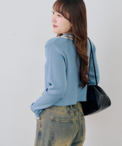 Another Branch 雙拉鍊 針織開衫