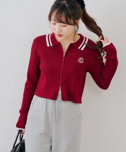 Another Branch 雙拉鍊 針織開衫