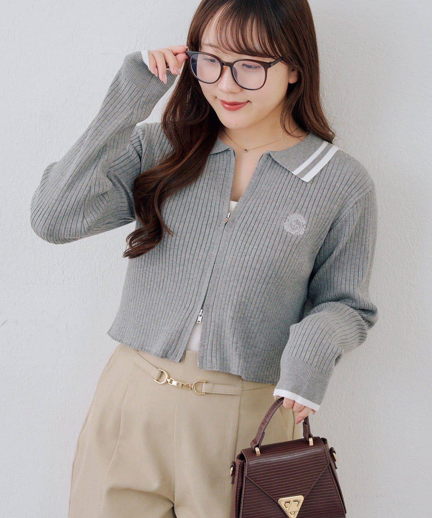 Another Branch 雙拉鍊 針織開衫