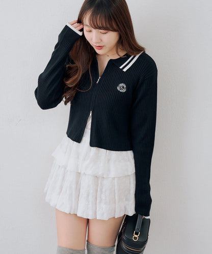 Another Branch 雙拉鍊 針織開衫