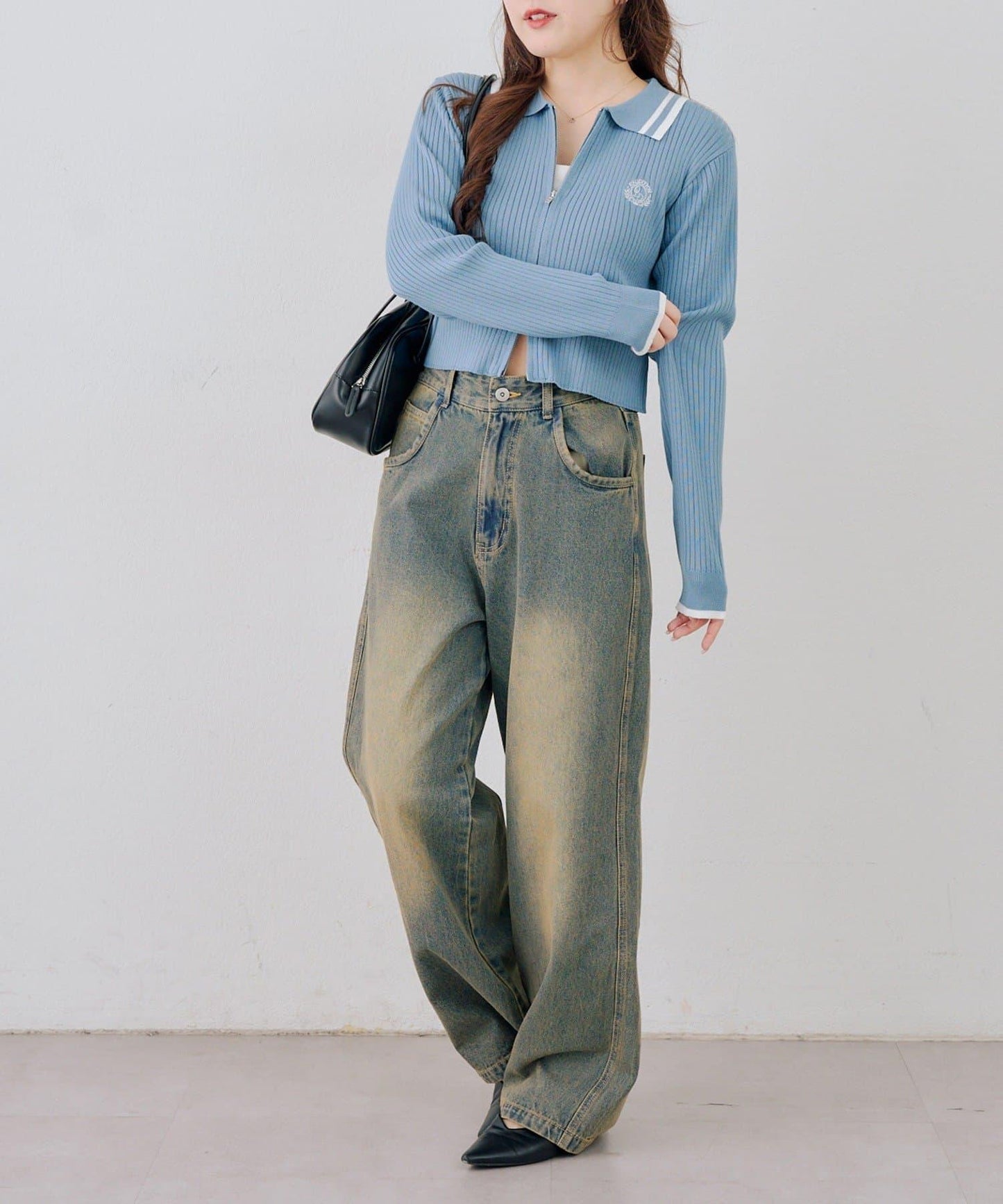 Another Branch 雙拉鍊 針織開衫