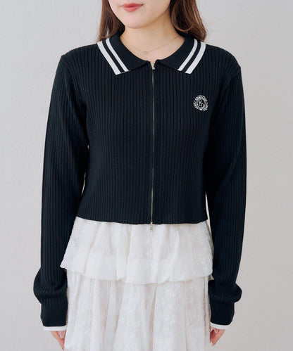 Another Branch 雙拉鍊 針織開衫