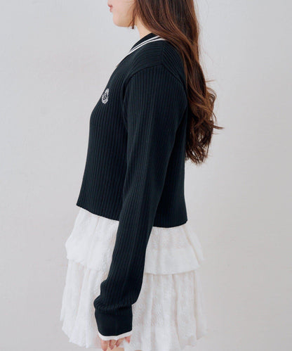 Another Branch 雙拉鍊 針織開衫