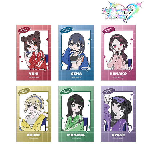 ネガティヴハッピィ Negative ver. 新繪 交易款 拍立得風插畫卡 盒裝（6包入）