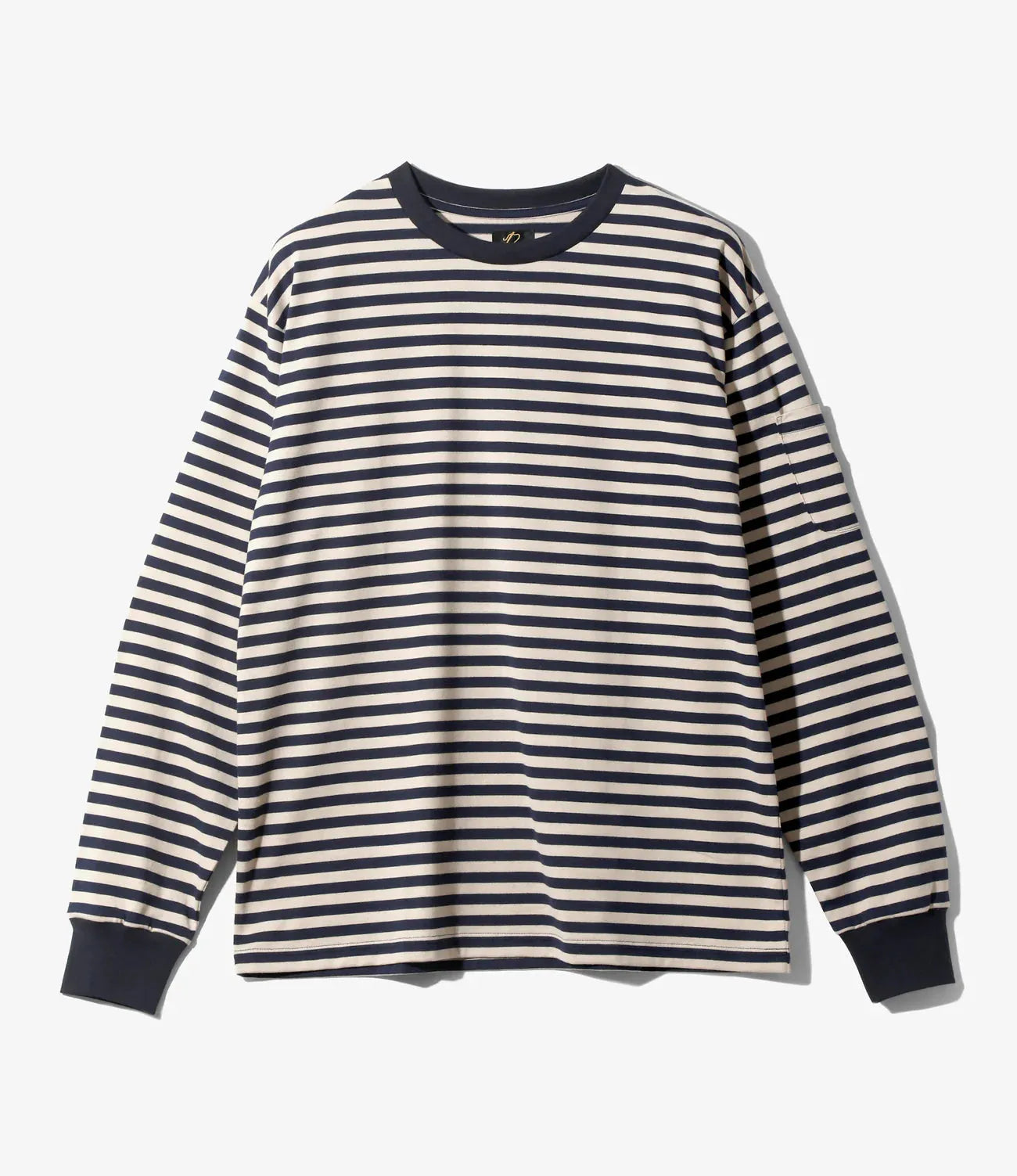 棉質條紋 Cotton Stripe Jersey L/S Crew Neck Tee T恤