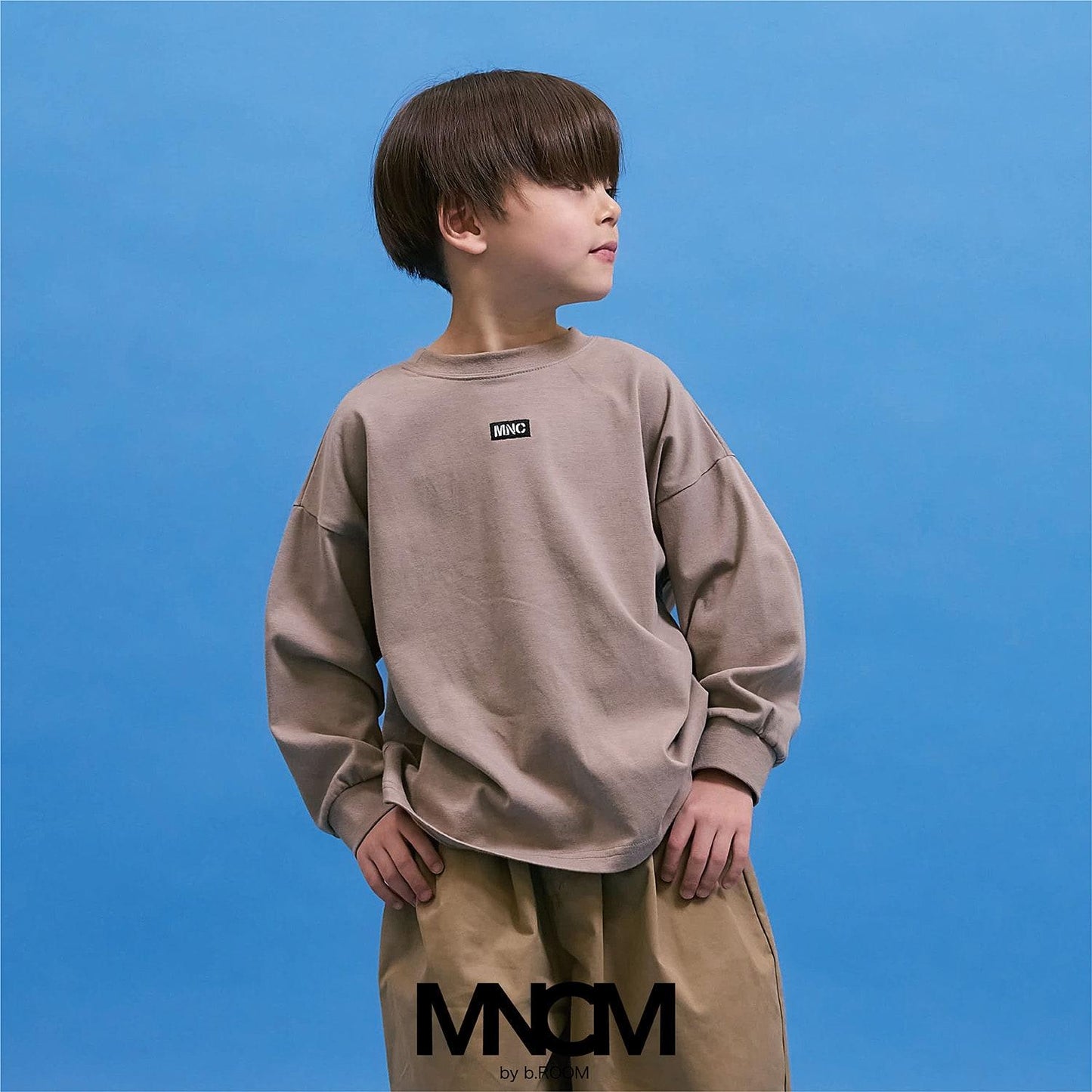 防汙速幹不易變形 雙面可穿 方格旗印花 T恤 MNCM款