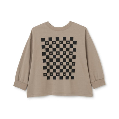 防汙速幹不易變形 雙面可穿 方格旗印花 T恤 MNCM款