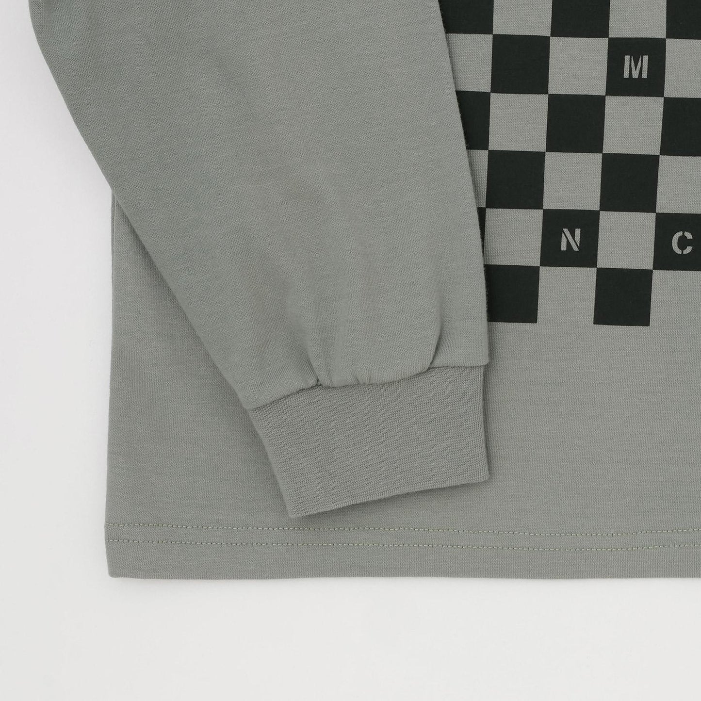 防汙速幹不易變形 雙面可穿 方格旗印花 T恤 MNCM款