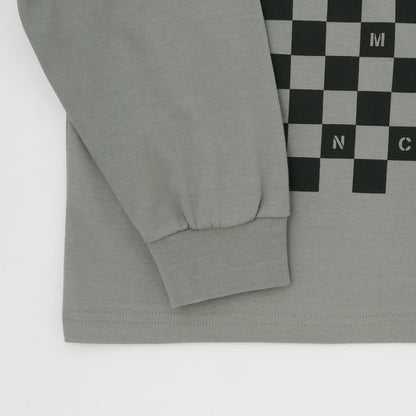 防汙速幹不易變形 雙面可穿 方格旗印花 T恤 MNCM款