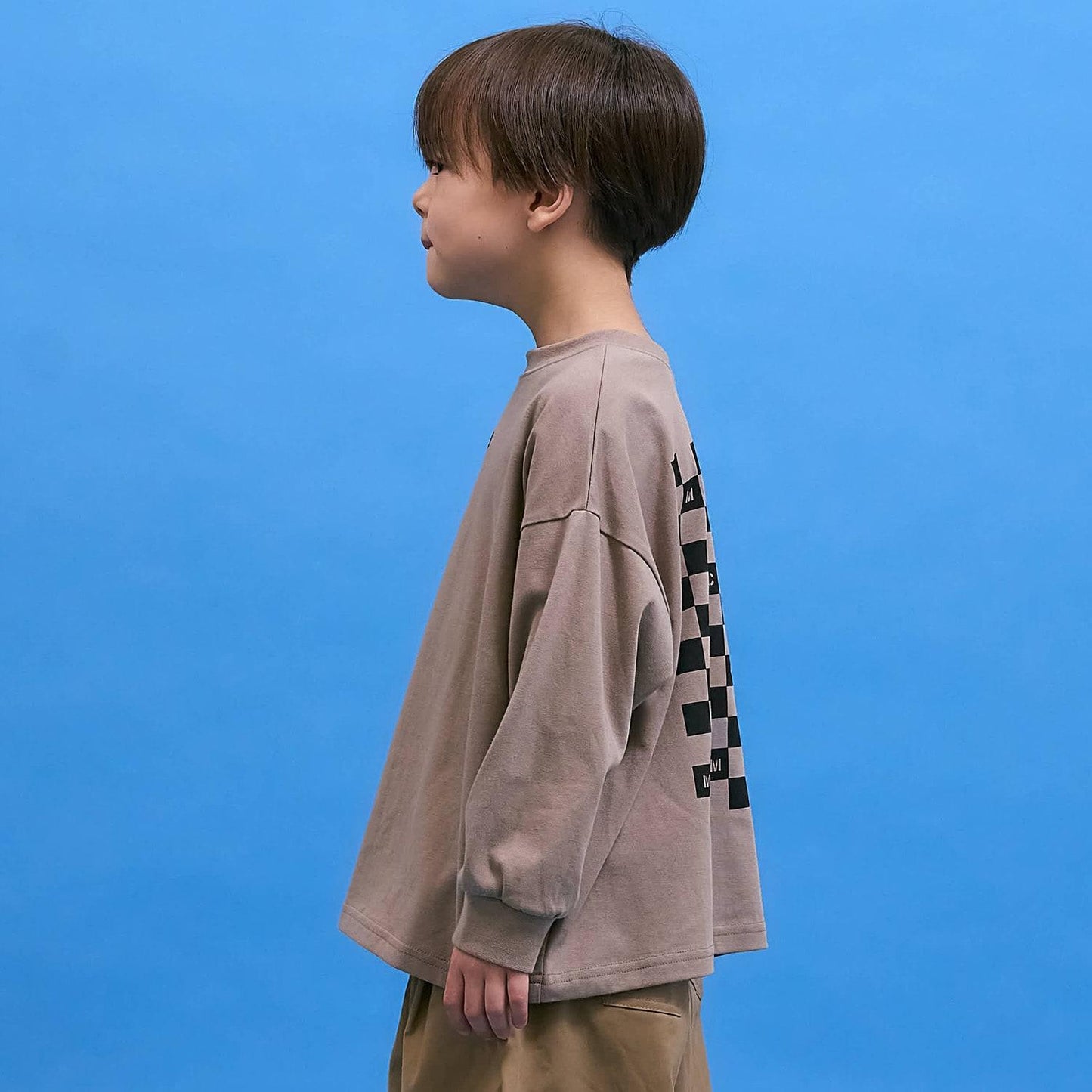 防汙速幹不易變形 雙面可穿 方格旗印花 T恤 MNCM款