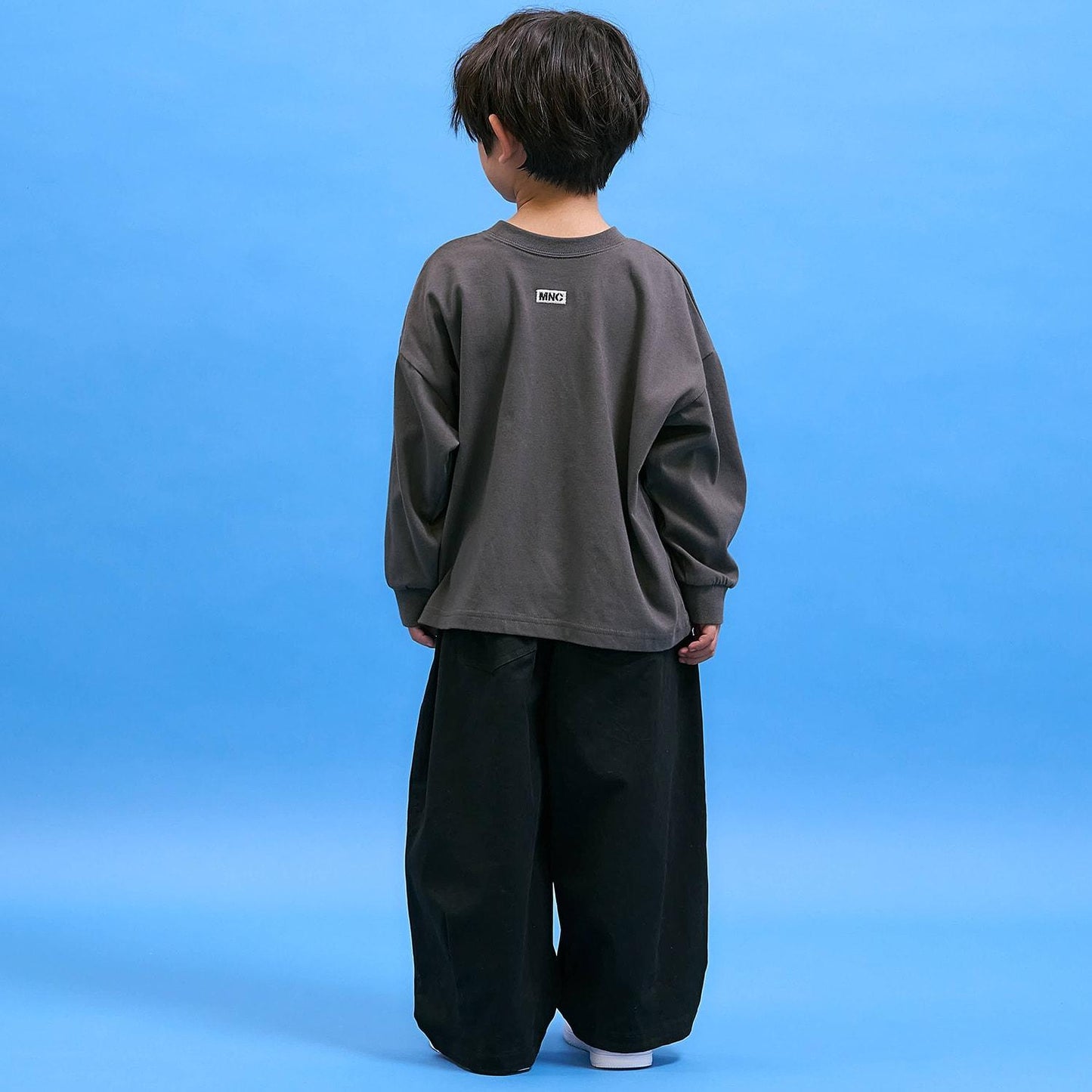 防汙速幹不易變形 雙面可穿 方格旗印花 T恤 MNCM款