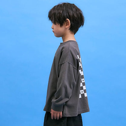 防汙速幹不易變形 雙面可穿 方格旗印花 T恤 MNCM款