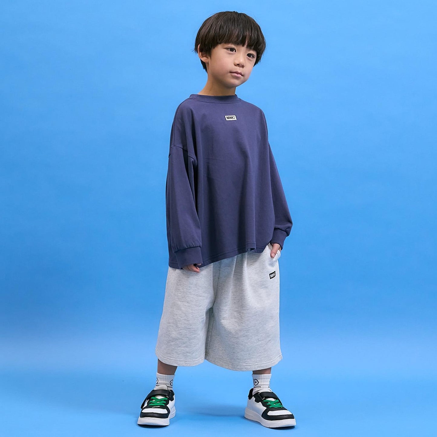 防汙速幹不易變形 雙面可穿 方格旗印花 T恤 MNCM款