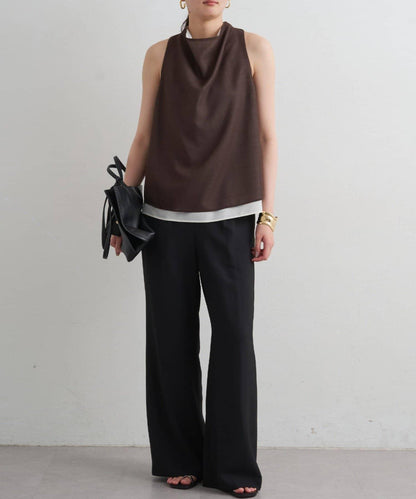 麻質感垂墜襯衫