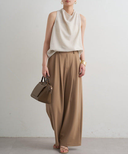 麻質感垂墜襯衫