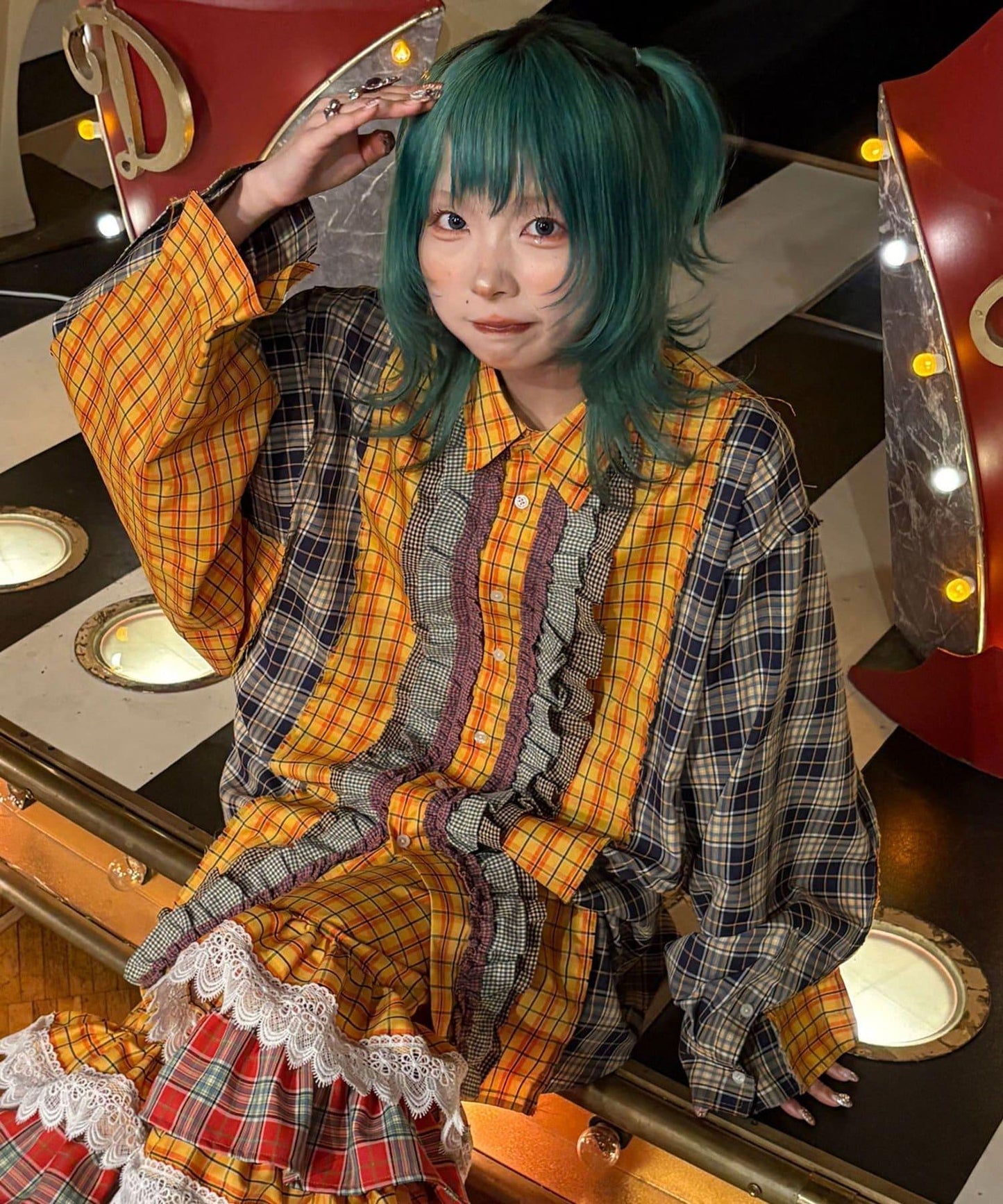 Im×CIAO 荷葉邊設計襯衫