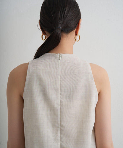 麻質感垂墜襯衫