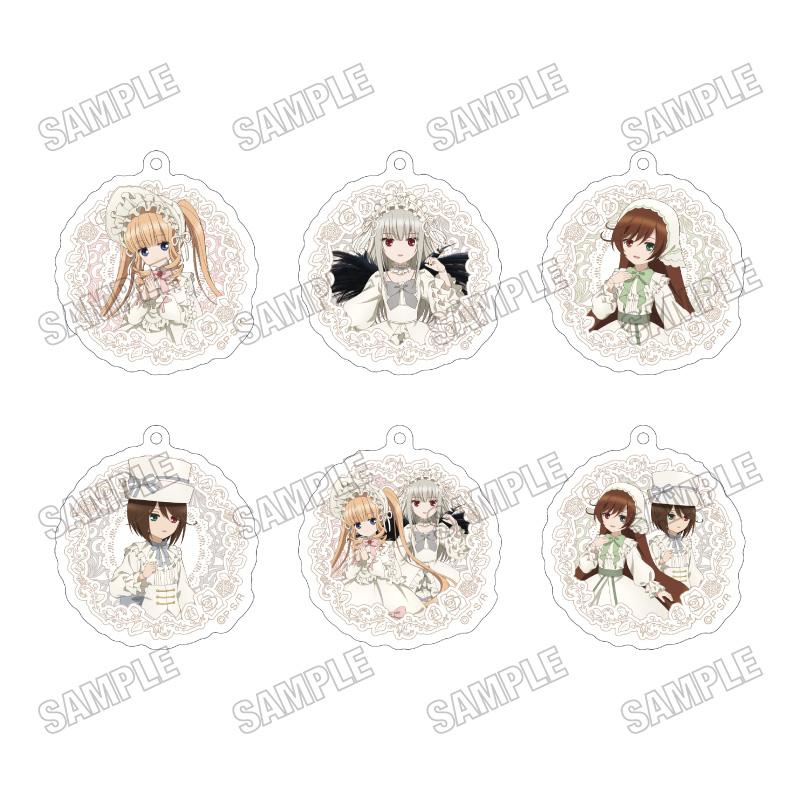 《薔薇少女》（薔薇少女） 全新繪製亞克力鑰匙扣系列 全套裝 亞克力鑰匙扣 6個裝BOX