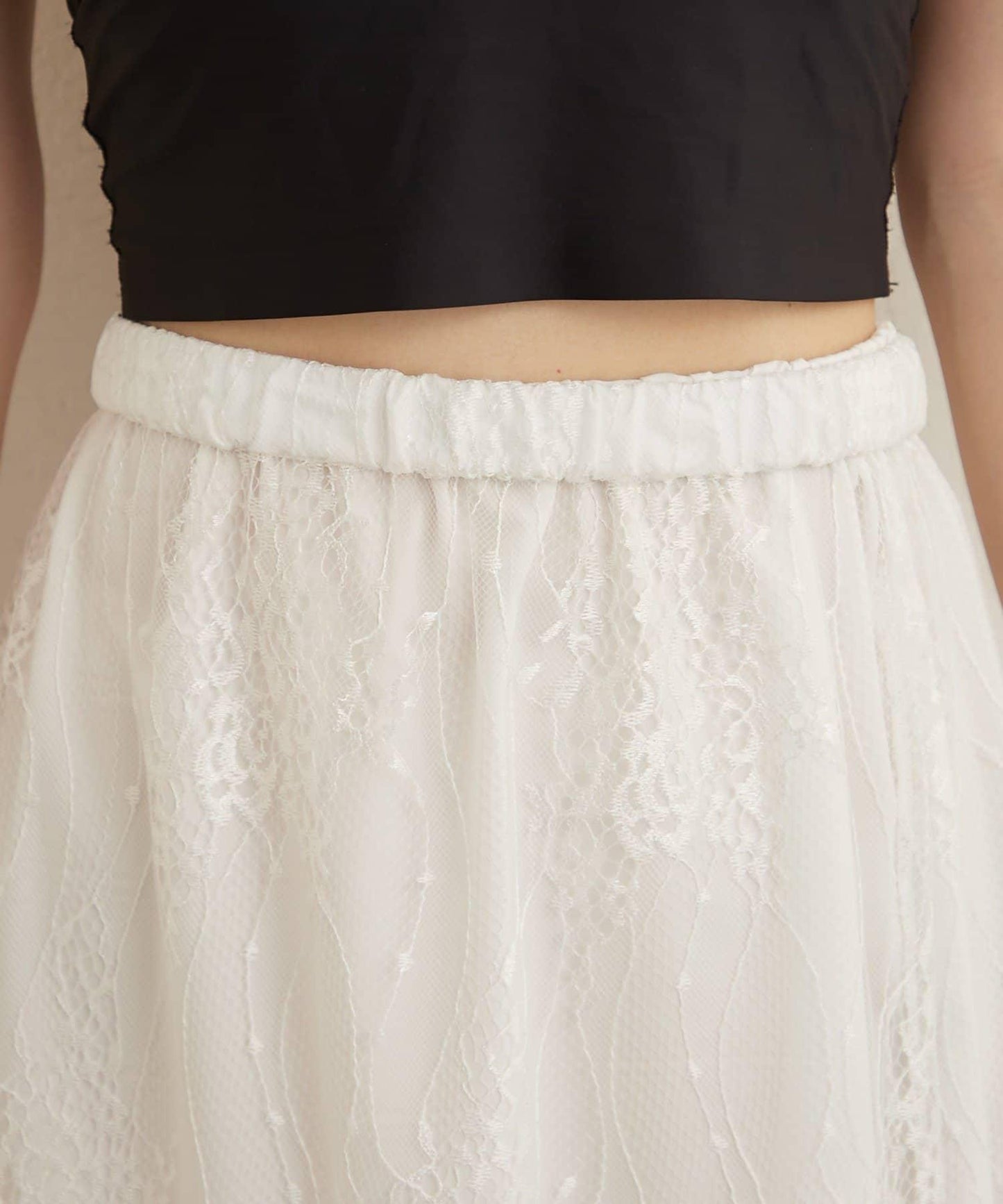 透紗蕾絲設計 半身裙