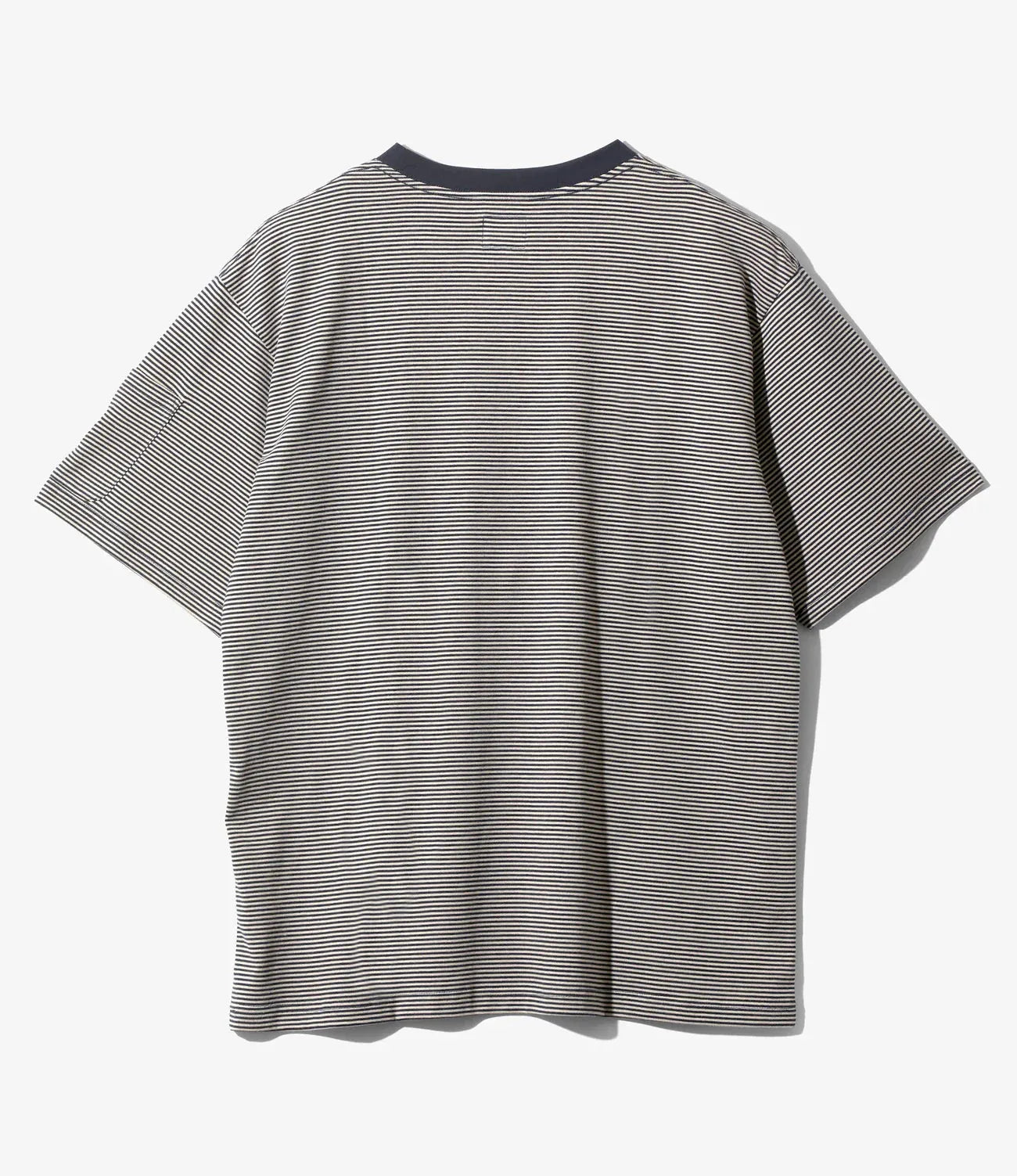 Needles S/S Crew Neck Tee Cotton Stripe Jersey 條紋棉質圓領短袖T恤