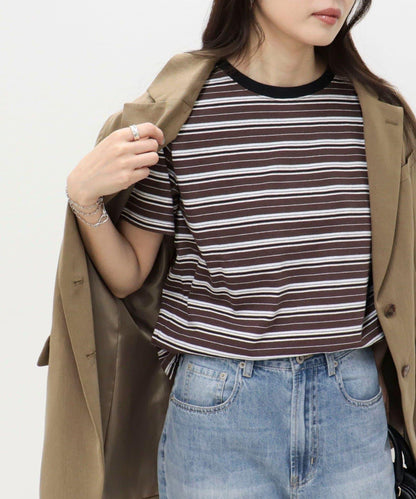 減輕汗漬 平紋針織 Basic T恤