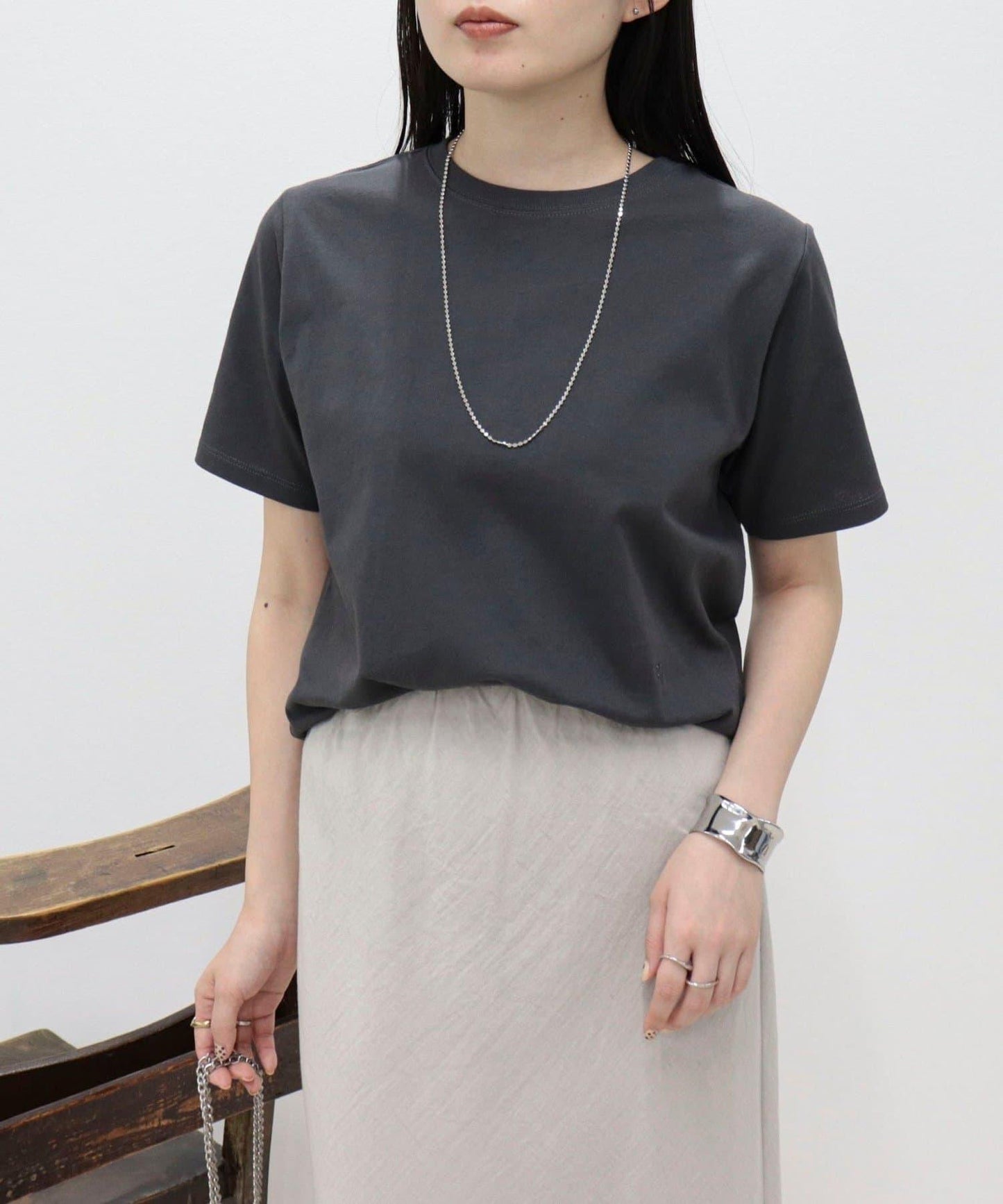 減輕汗漬 平紋針織 Basic T恤