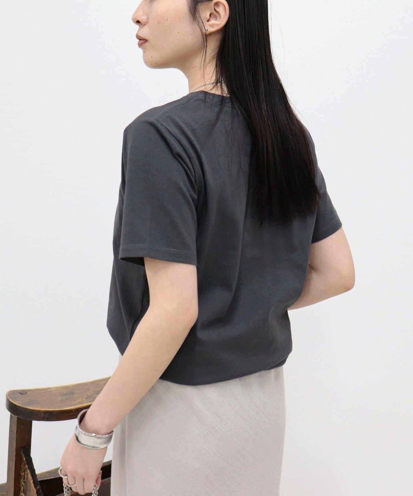 減輕汗漬 平紋針織 Basic T恤