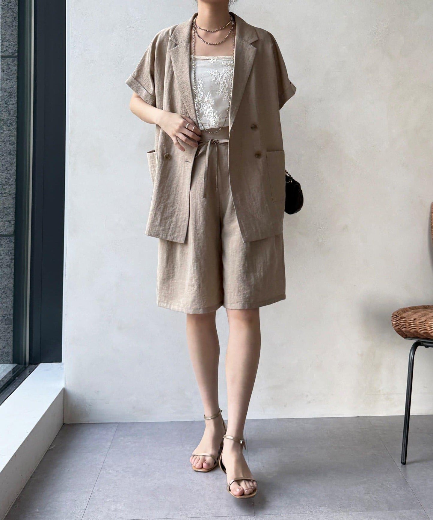 寬鬆款休閒短褲